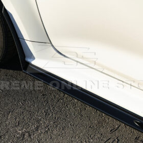 Extreme Online Store GR Corolla GR-Style Glossy Black Aero Kit (Lip + Skirts + Wing) - Image 28