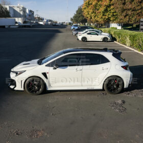 Extreme Online Store GR Corolla GR-Style Glossy Black Aero Kit (Lip + Skirts + Wing) - Image 8