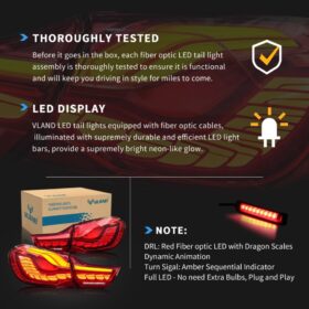 VLAND OLED Tail Lights for 4 Series / M4 (F32 F33 F36 F82 F83) for BMW M4 - Image 18