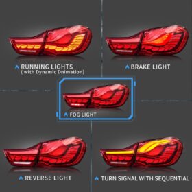 VLAND OLED Tail Lights for 4 Series / M4 (F32 F33 F36 F82 F83) for BMW M4 - Image 5