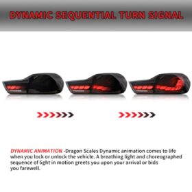 VLAND OLED Tail Lights for 4 Series / M4 (F32 F33 F36 F82 F83) for BMW M4 - Image 6