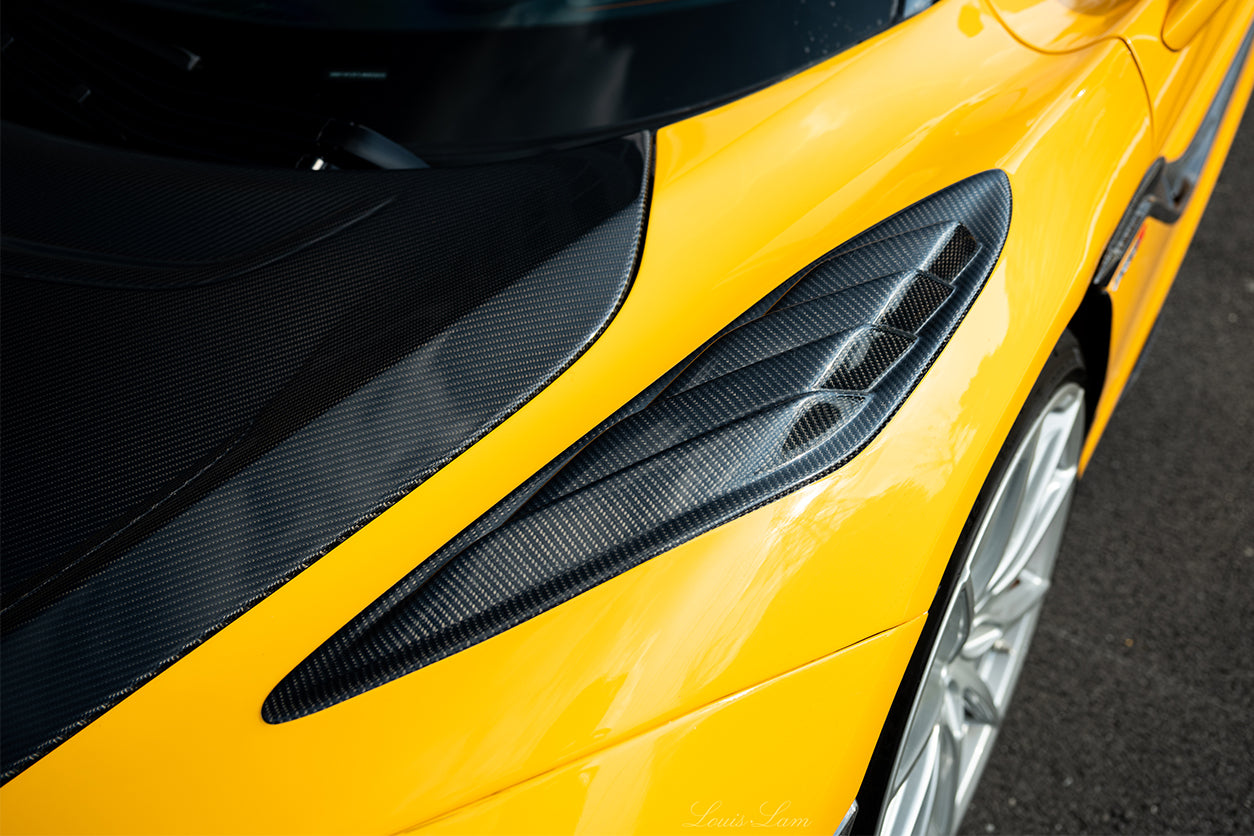 DarwinPro Aerodynamics DarwinPRO 720s And 765LT Carbon Fiber Fender DarwinPRO (Se²GTR) Fits Spider for McLaren 720S