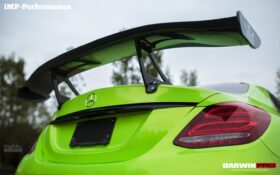 DarwinPRO 2015-2021 Mercedes Benz C-Class W205 Sedan IMP Performance Carbon Fiber Trunk Spoiler - image 6