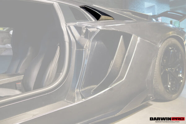 DarwinPRO 2011-2016 Lamborghini Aventador LP700 Coupe Roadster Carbon Fiber Engine Air Intakes