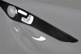 DarwinPRO 2015-2021 Mercedes Benz W205 C63 S AMG Sedan Carbon Fiber Interior Door Panel Trim Cover Strip - image 1