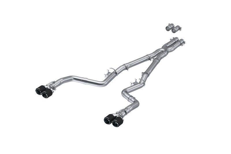 MBRP 2015-2023 Dodge Challenger R/T / SRT / Scat Pack / Hellcat 5.7L (15+) / 6.2L (17+) / 6.4L (17+) 3-Inch Cat-Back Exhaust - Race Profile, T304 Stainless