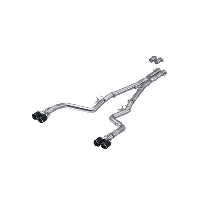 MBRP 2015-2023 Dodge Challenger R/T / SRT / Scat Pack / Hellcat 5.7L (15+) / 6.2L (17+) / 6.4L (17+) 3-Inch Cat-Back Exhaust - Race Profile, T304 Stainless