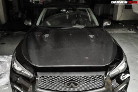 Darwinpro 2014-2022 Infiniti Q50 Sedan EAU ROUGE Style Hood - image 1