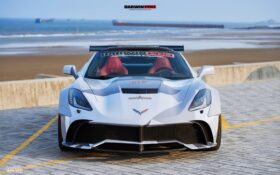 DarwinPRO 2013-2017 Corvette C7 Z51 BKSS Style Full Wide Body Kit - image 10