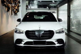 DarwinPRO 2021-UP Mercedes Benz S Class W223 4Matic Sedan MSY Style Front Lip - image 6