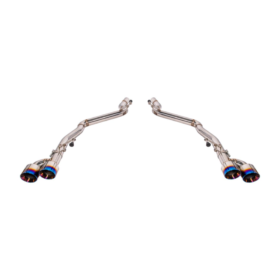 Extreme Online Store EOS 2024+ Mustang GT Muffler Delete Axle Back Quad Tips Exhaust - Image 2