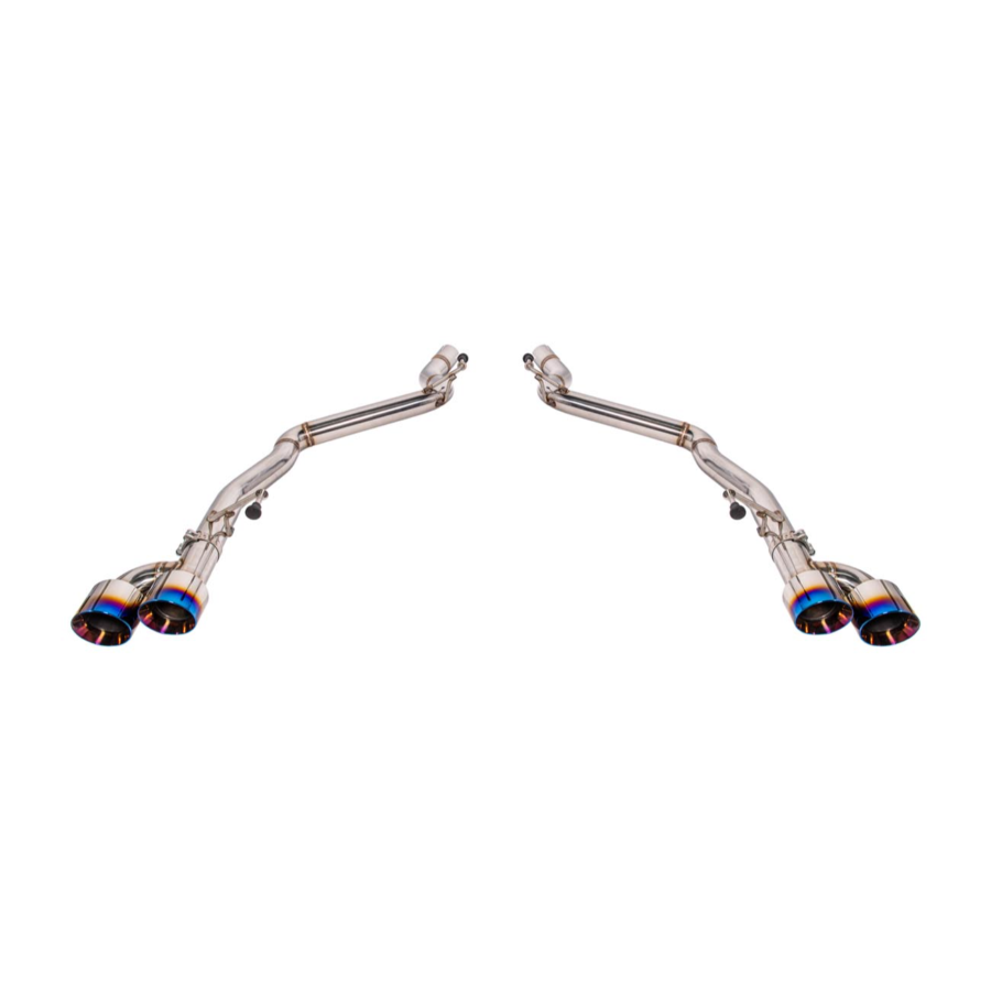 Extreme Online Store EOS 2024+ Mustang GT Muffler Delete Axle Back Quad Tips Exhaust - Image 2