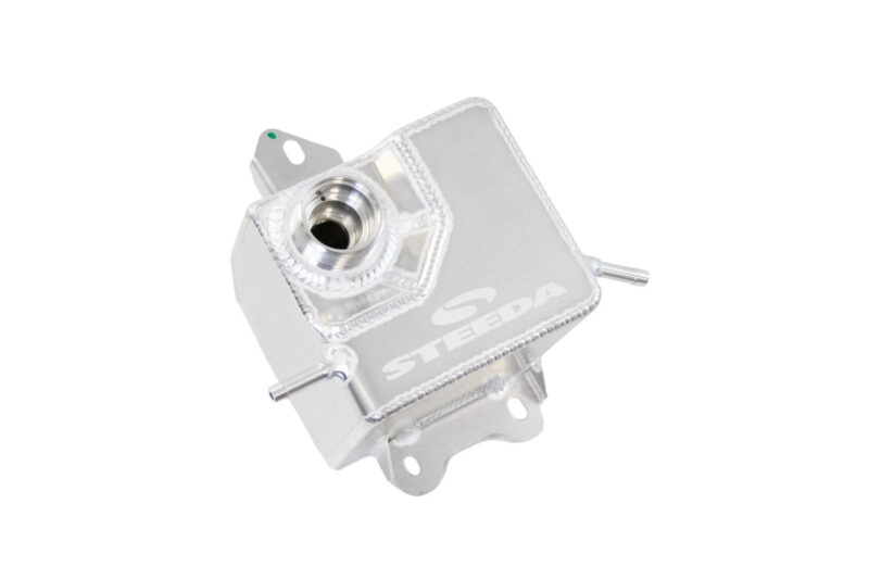 2024-2026 Ford Mustang – Steeda Aluminum Coolant Tank - Raw Finish