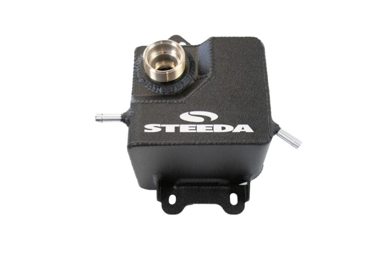 2024-2026 Ford Mustang – Steeda Aluminum Coolant Tank - Black Finish