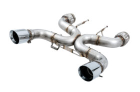AWE Resonated Downpipe for the 2017-2023 McLaren 720S