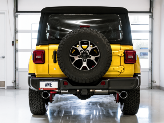 AWE Mid Pipe Exhaust for the 2018-2024 Jeep JL/JLU Wrangler 2.0T