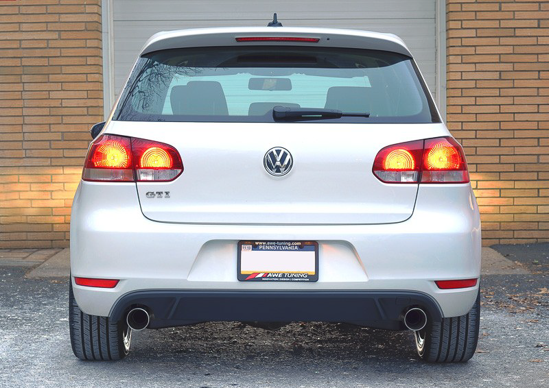 AWE Performance Exhaust for the 2010-2014 VW MK6 Golf GTI 2.0T