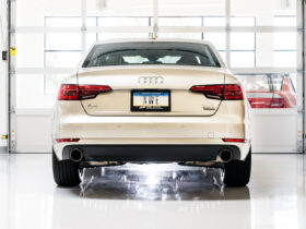 AWE Track Edition Exhaust for the 2017-2024 B9 Audi A4 2.0T