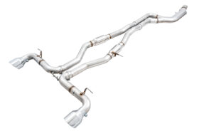 2020+ Toyota GR Supra A90 — AWE Track Edition Resonated Cat-Back Exhaust - image 2