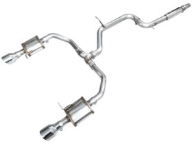 AWE Resonated Downpipe for the 2022+ VW MK8 Jetta GLI