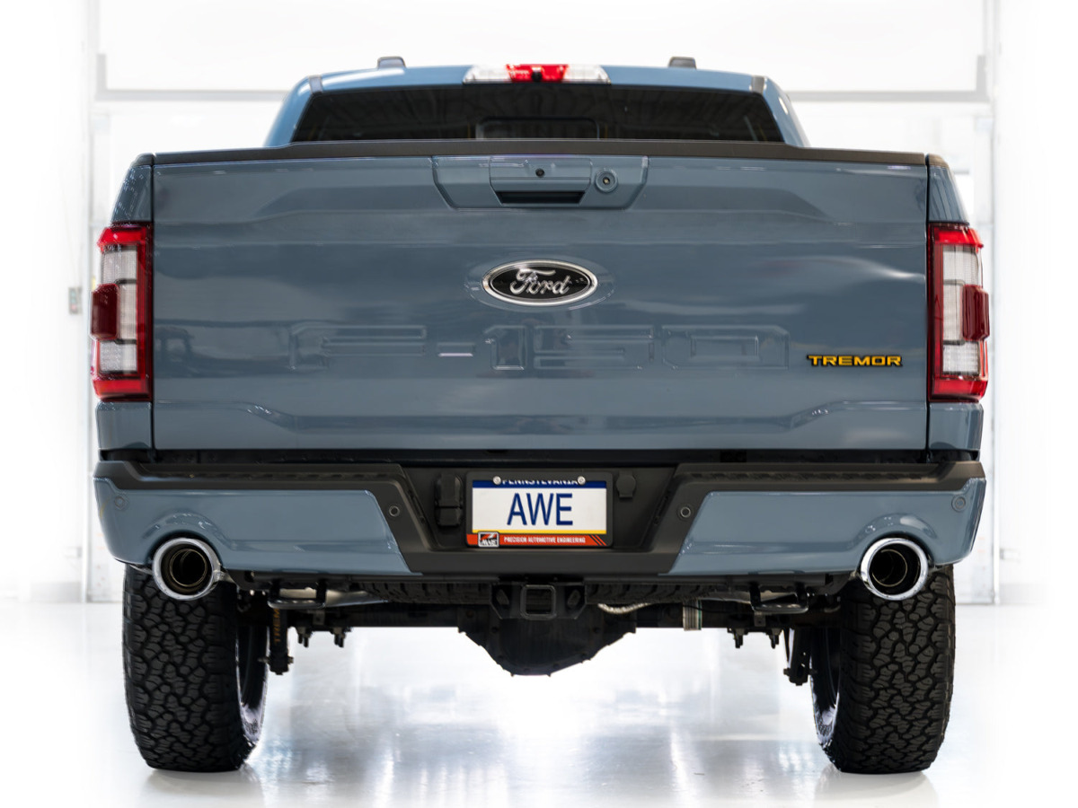 AWE Non-Resonated Exhaust for the 2021-2023 Ford F-150 Tremor 2.7/3.5L
