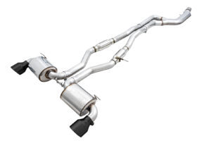 AWE Touring Resonated Supra A90 Diamond Black (1)