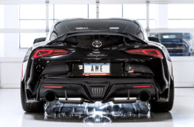 AWE Touring Resonated Supra A90 Diamond Black (2)