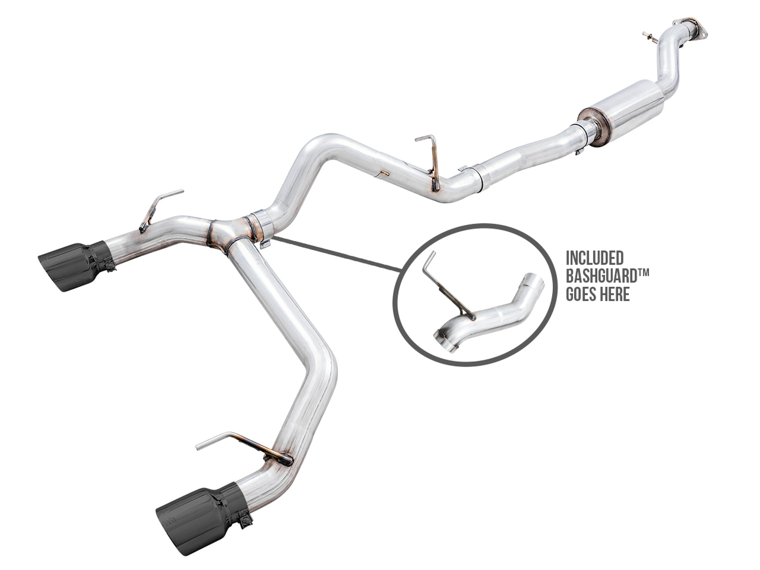 AWE 0FG Catback Exhaust — 6th Gen Ford Bronco (2.3T / 2.7TT) — image 1