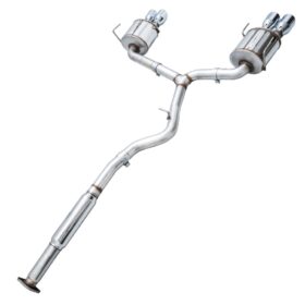 AWE Resonated Downpipe for the 2015-2021 Subaru WRX STI