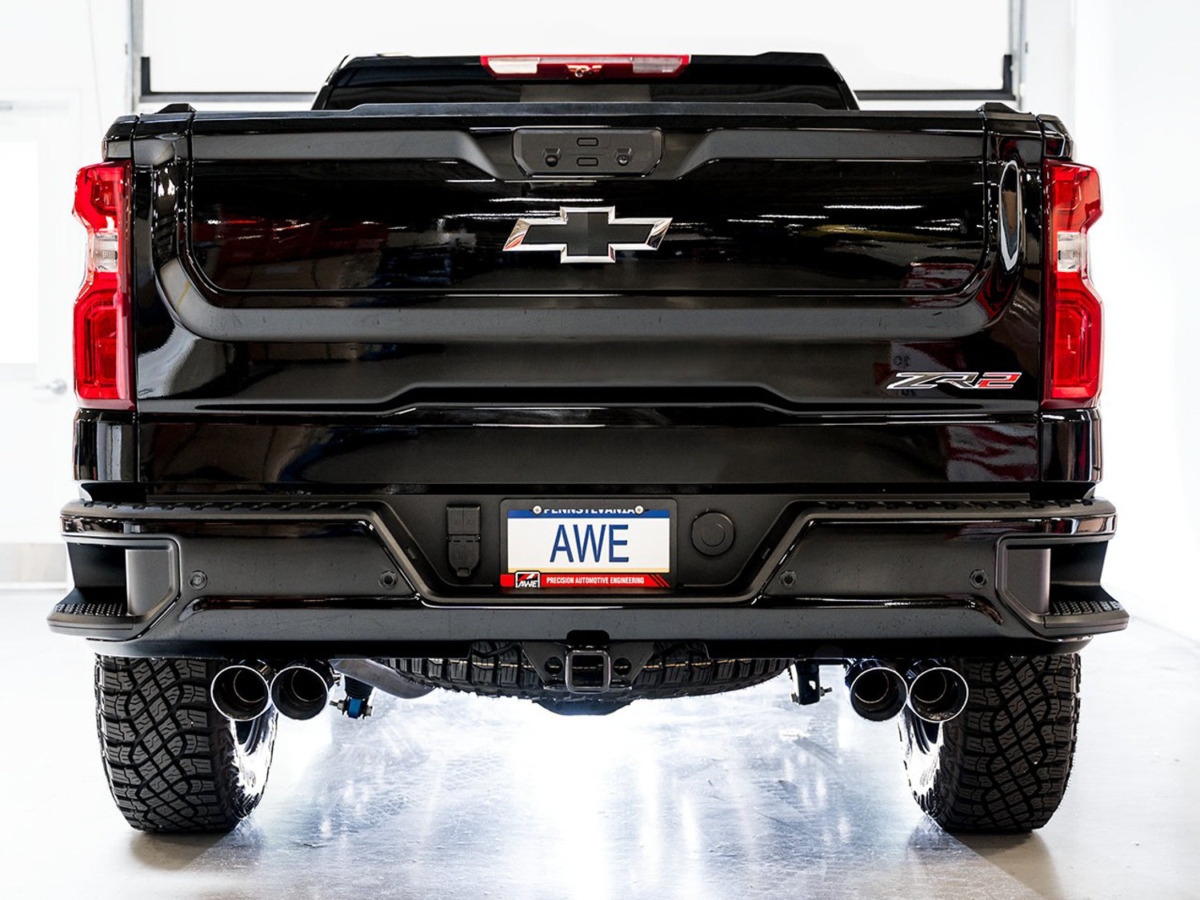 AWE 0FG Exhaust Suite — 4th Gen Chevrolet Silverado ZR2 / GMC Sierra AT4X (6.2L) — image 1