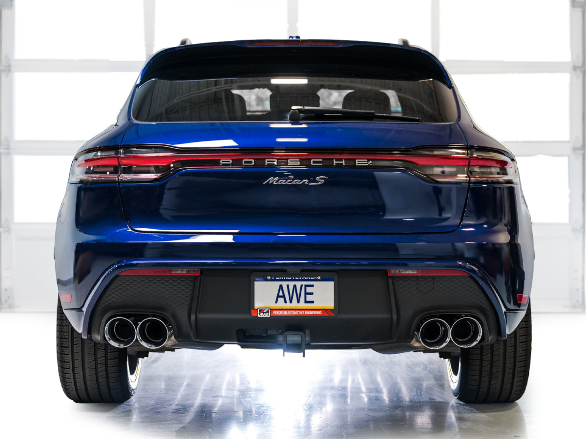 AWE Touring Edition Exhaust for the 2022 Porsche Macan V6