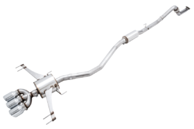AWE Non-Resonated Downpipe for the 2017-2021 FK8 Honda Civic Type R