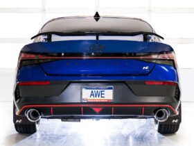 AWE SwitchPath Exhaust for the 2022+ Hyundai Elantra N - image 1