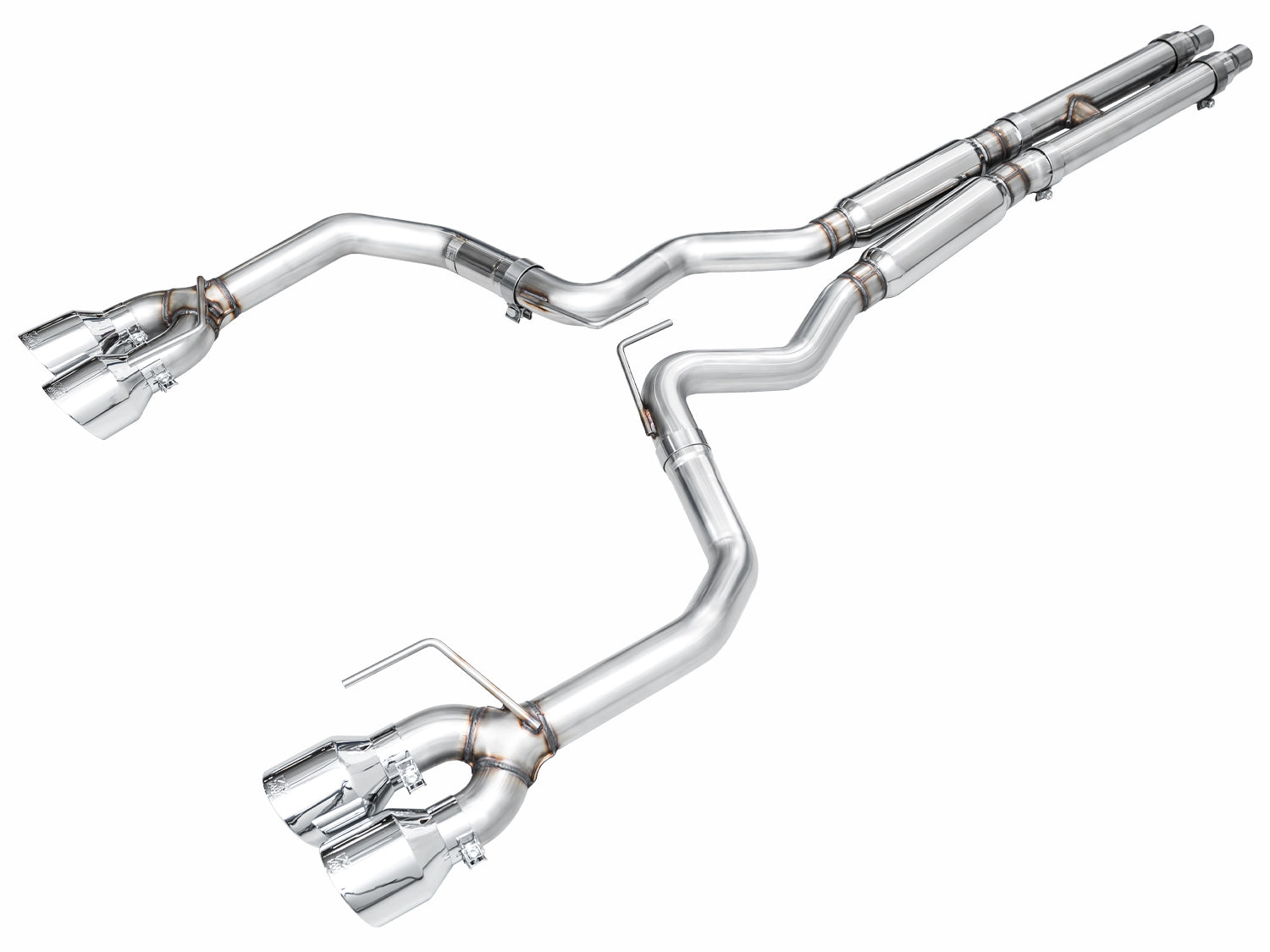 AWE Track S650 Dark Horse Chrome Silver (1)
