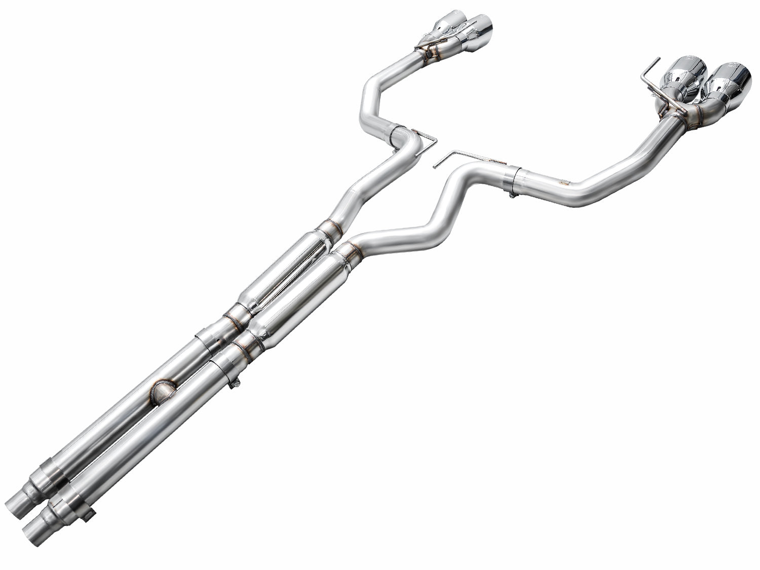 AWE Track S650 Dark Horse Chrome Silver (2)