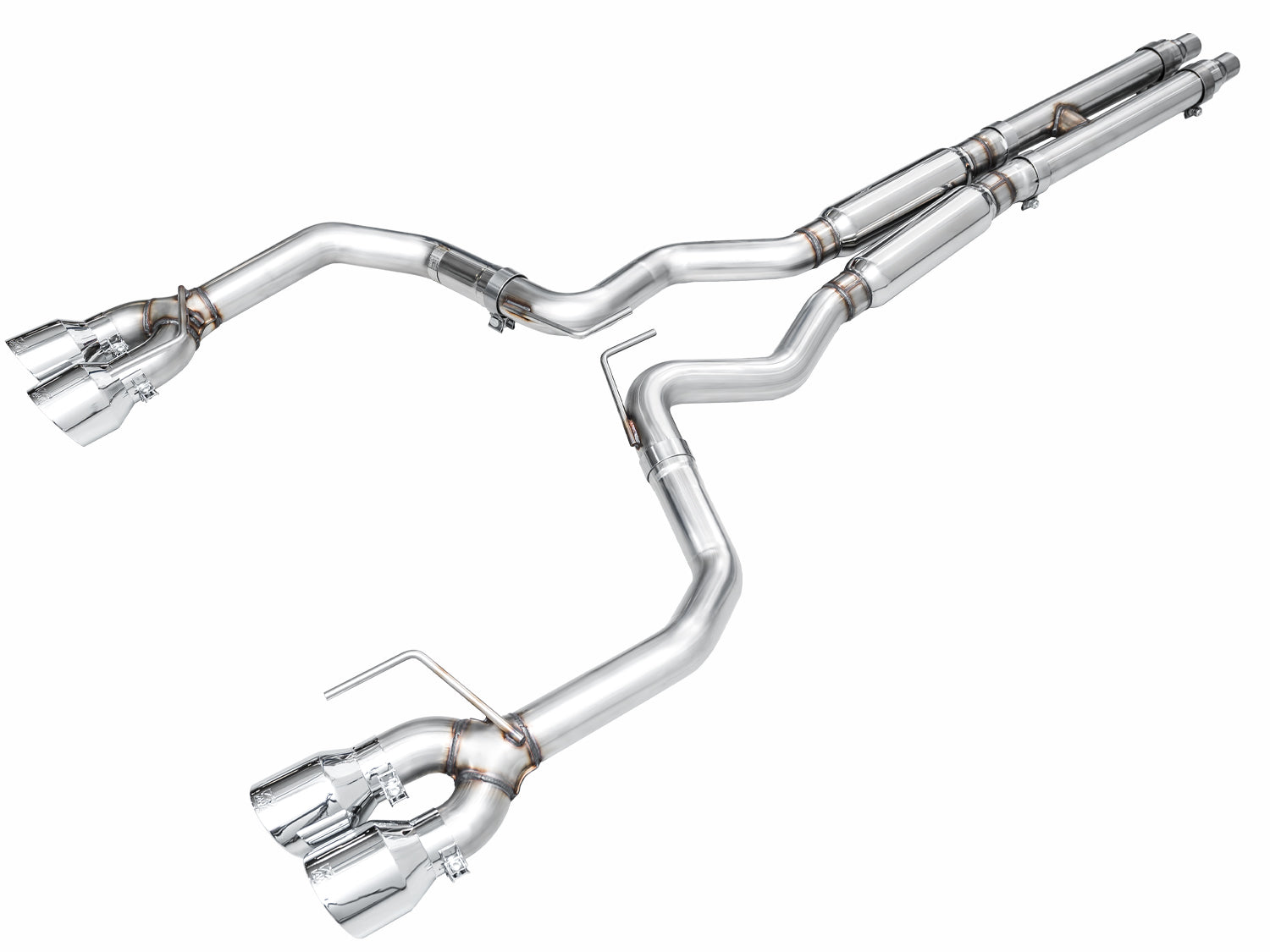 AWE Track S650 GT Quad Chrome Silver (1)