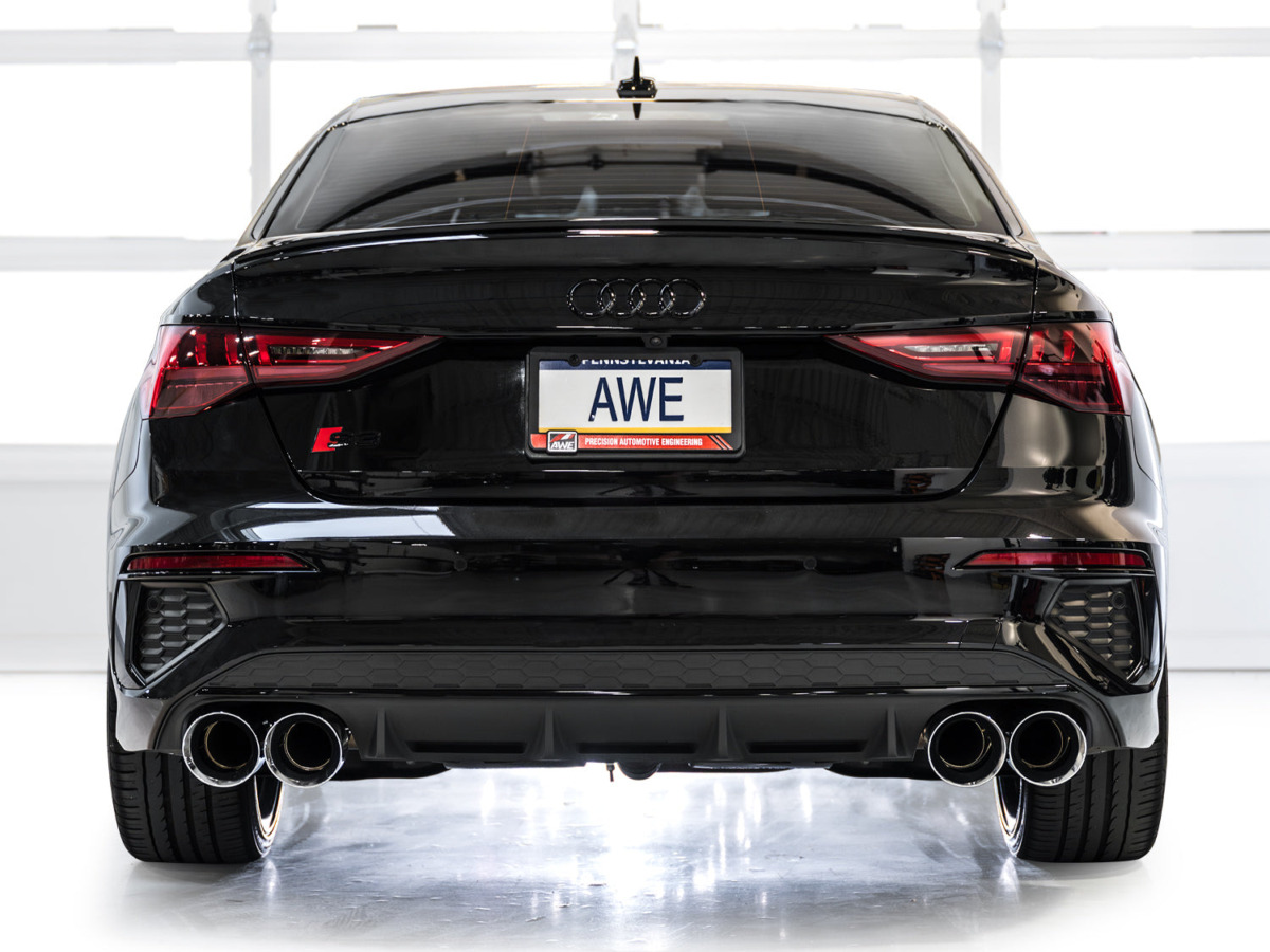 AWE Track Exhaust for the 2022+ 8Y Audi S3