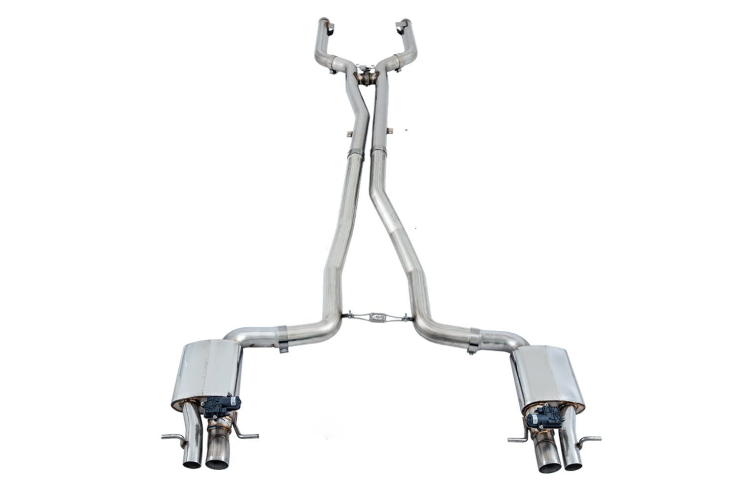AWE Non-Resonated Downpipe for the 2015-2018 W205 Mercedes-AMG C63