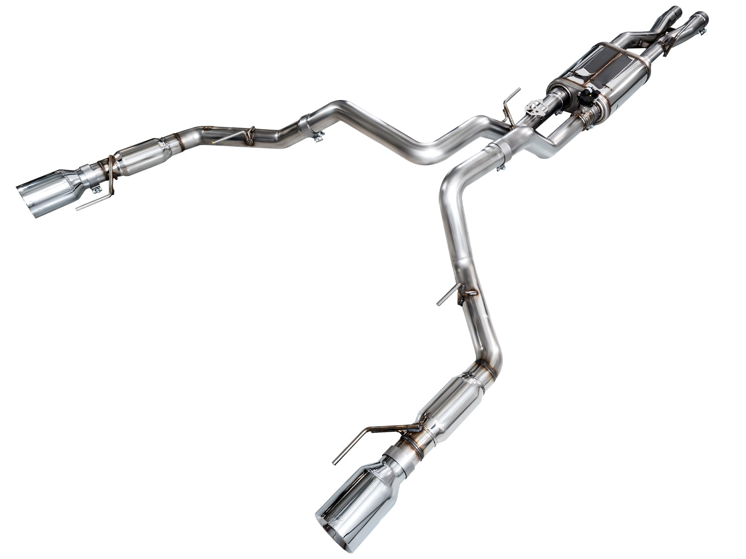 AWE SwitchPath Cat-Back for Gen 3 Ford Raptor — Chrome Silver tips (1)