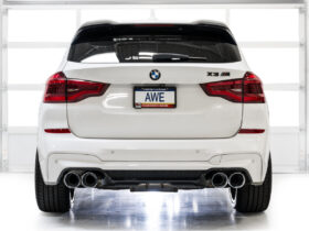 AWE Non-Resonated Downpipe for the 2018-2023 F9X BMW X3M / X4M
