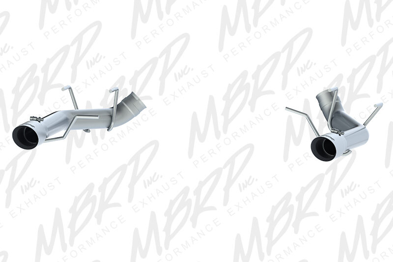 MBRP 2011-2014 Ford Mustang GT 5.0L 3-Inch Axle-Back Muffler Delete - Race Profile, T304 Stainless