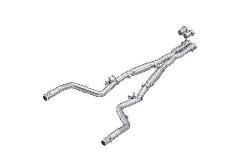 MBRP 2017-2023 Dodge Challenger R/T 5.7L 3-Inch Cat-Back Exhaust - Street Profile, T304 Stainless