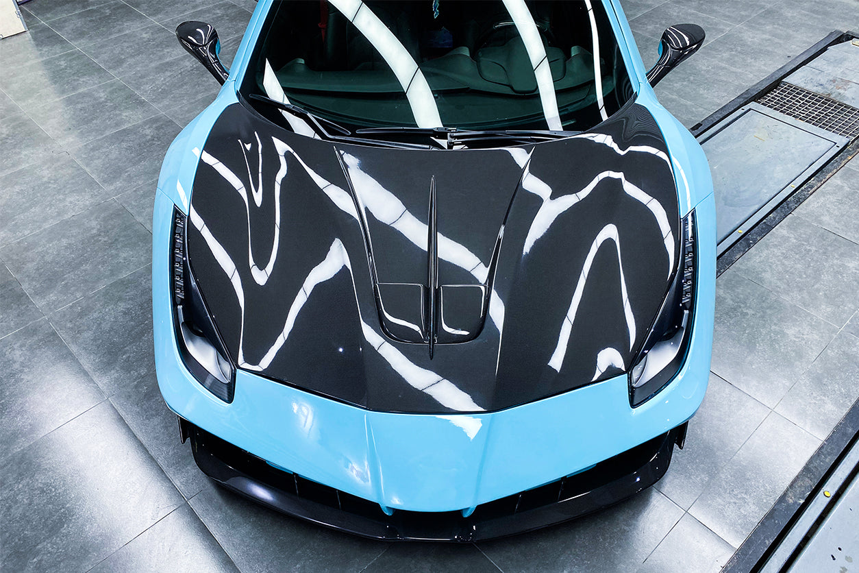 DarwinPRO 2015-2020 Ferrari 488 GTB & Spider MA Style Hood - FF Performance
