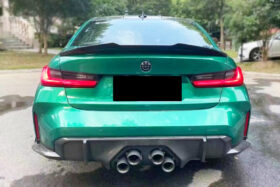 DarwinPRO 2021-UP BMW M4 G82 G83 MP Style Dry Carbon Fiber Middle Rear Lip with Winglets - image 1