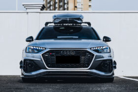 DarwinPRO 2020-2024 Audi RS4 B9.5 BKSS Style Carbon Fiber Front Lip - image 1