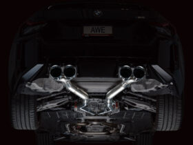 2023+ BMW G87 M2 (S58 3.0L Turbo I6) — AWE Track Cat-Back Ex