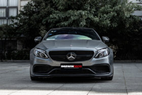 DarwinPRO 2015-2021 Mercedes Benz W205 C63 S AMG Coupe BKSS Style Carbon Fiber Front Lip - image 1