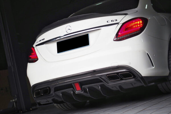 DarwinPRO 2015-2021 Mercedes Benz W205 C63 S AMG Sedan IMP Performance Carbon Fiber Rear Diffuser