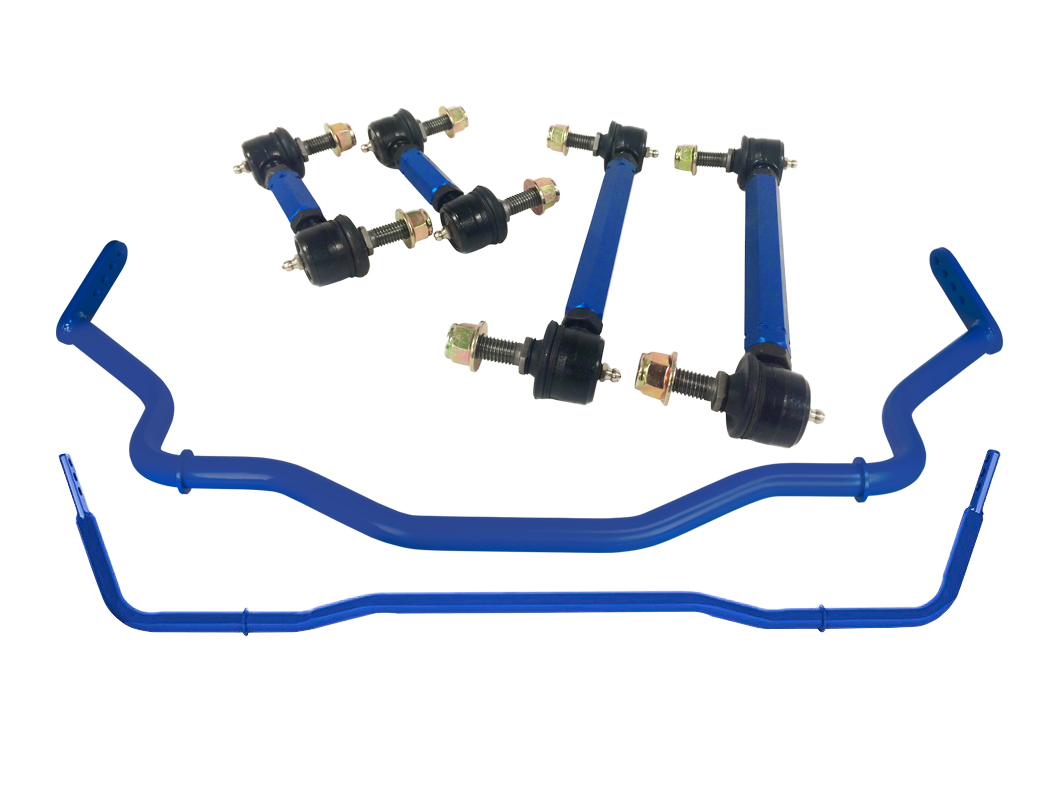 2015-2026 Ford Mustang – Steeda Adjustable Front and Rear Sway Bar With Endlinks