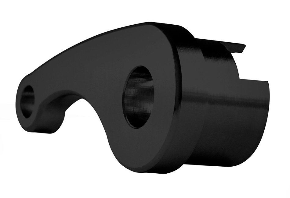 2015-2023 Ford Mustang – Steeda Black Anodized Billet Aluminum Interior Hood Latch Release Lever (2)